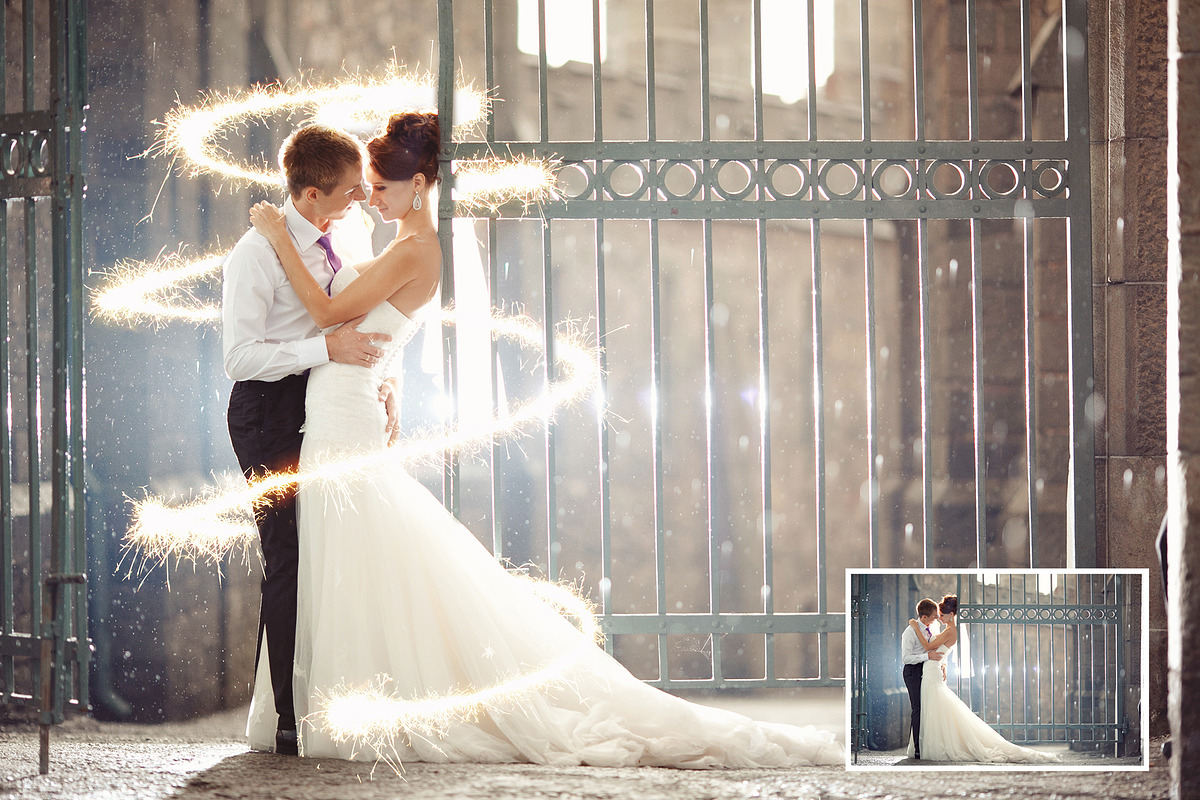 SALE! 160 Sparkler Overlays preview 2