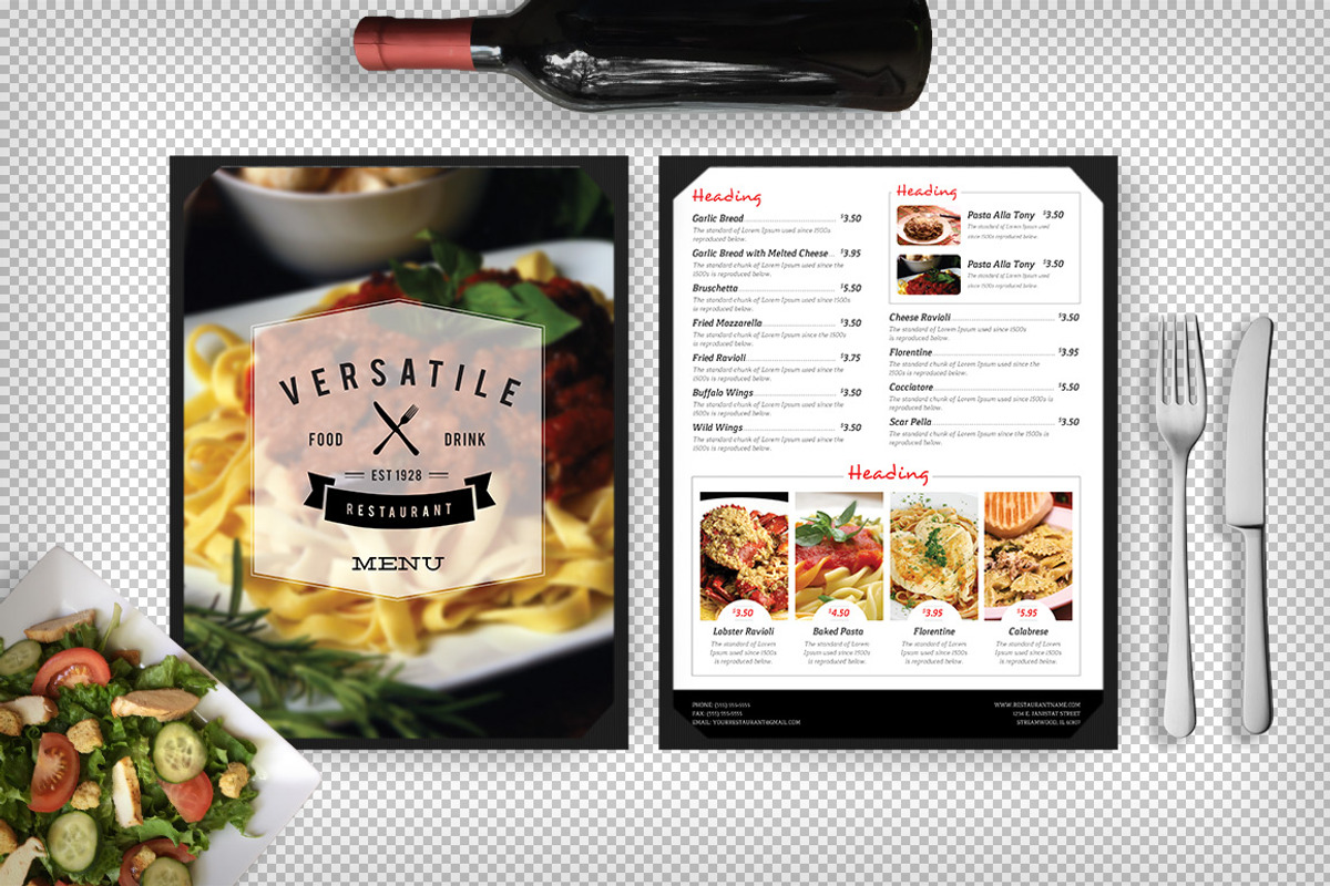 Ultimate Food and Restaurant Bundle, a Product Mockup by Nathan Knight Design (Photo 7 of 9)