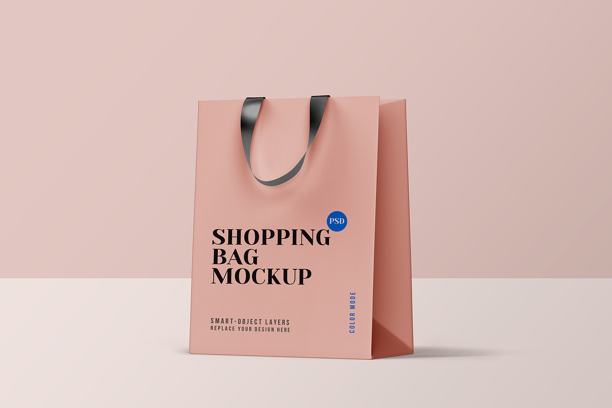 Shopping Bag Mockup Set, a Mockup by Graphicsfuel (Photo 2 of 9)