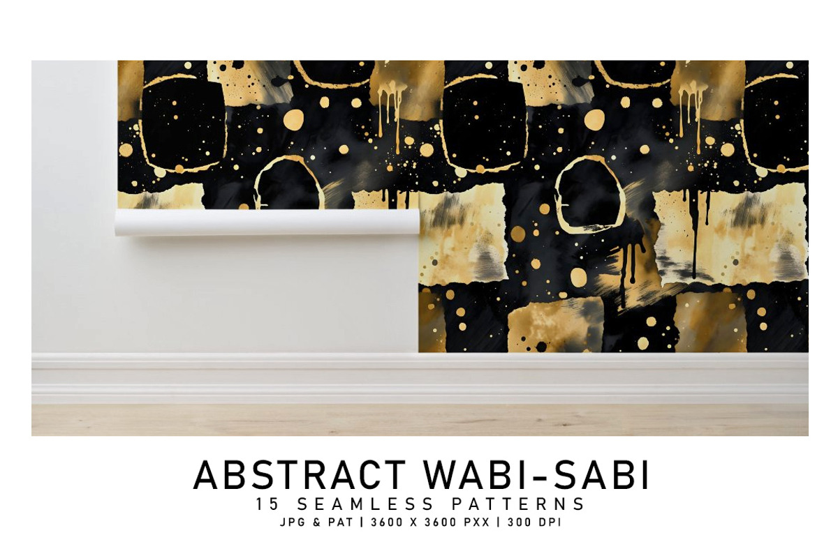 Abstract Wabi-Sabi, a Pattern Graphic by Digital Art Creations (Photo 7 of 7)