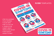 Covid-19 Symptoms Campaign Templates, a Flyer Template by MEDZ (Thumbnail 2 of 4)