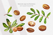 Cosmetic Ingredients Watercolor set, a Healthcare Illustration by Volha Studio (Thumbnail 6 of 19)