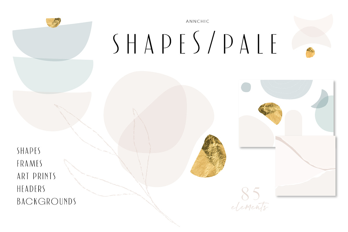 Abstract shapes art collection, a Texture Graphic by Anna Sokol (Photo 28 of 28)