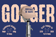 Godger Rough, a Sans Serif Font by Craft Supply Co. (Thumbnail 7 of 8)