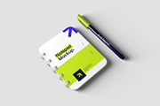 Notepad and Pen Mockups, a Books & Magazine Mockup by artimasa (Thumbnail 3 of 6)