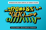 Hustle Mode - Bold Display Typeface, a Sans Serif Font by Debut Studio (Thumbnail 14 of 23)