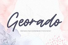 Georado - Monoline Handwritten Font