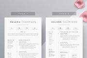 Word Resume & Cover Letter Template, a Resume Template by DemeDesign (Thumbnail 2 of 6)