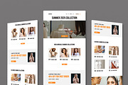 Modern Fashion Email Newsletter, an UI Kit Template by MightyDesign (Thumbnail 1 of 9)