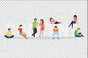 Content concept vector illustration, a Person Illustration by Julia Tim (Thumbnail 2 of 3)