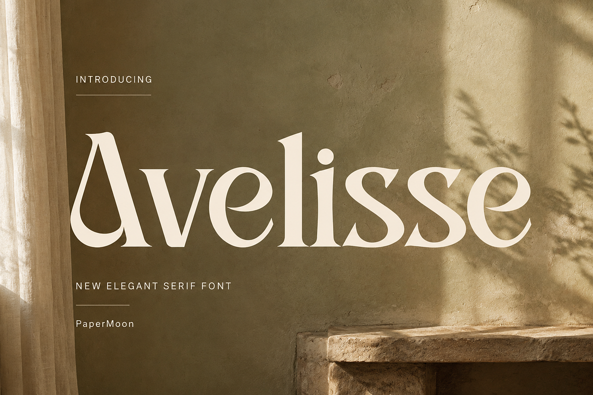 Avelisse - Modern Luxury Serif Font, a Serif Font by PaperMoon (Photo 1 of 10)
