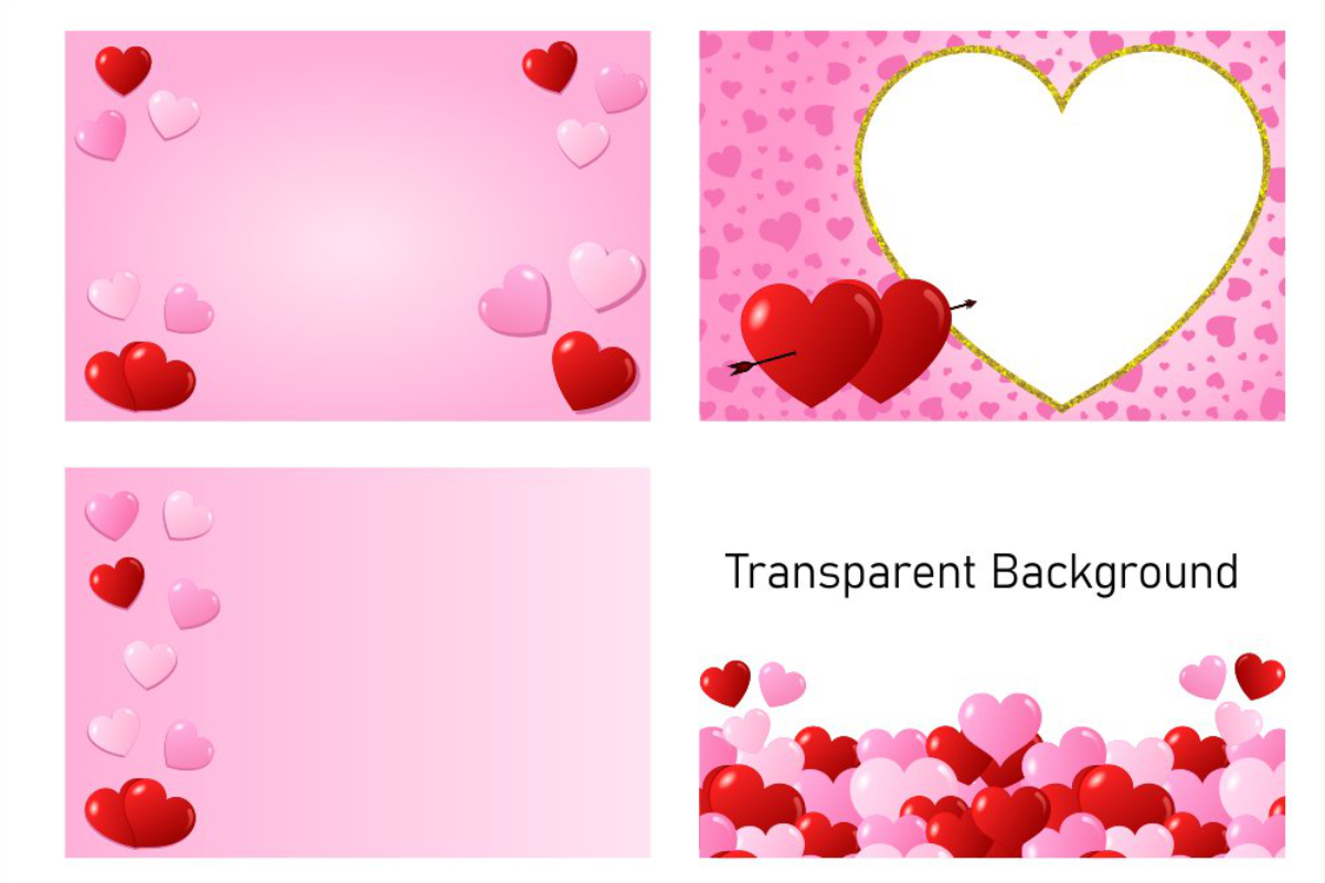 Valentine Pattern Background Bundle, a Background Photo by D2PUTRI (Photo 8 of 13)