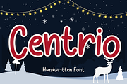 Centrio is a handwritten font, a Handwritten Font by Brown Cupple (Thumbnail 1 of 8)