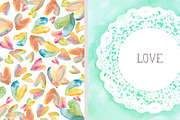 Lovely Backgrounds - Watercolor, an Illustration by Angie Makes (Thumbnail 2 of 3)