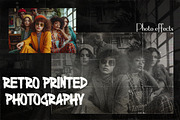 Retro Printed Photography Effects, a Layer Style Add-On by 3d_model_tifotizi (Thumbnail 1 of 4)