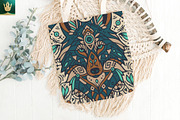 Mandala V1 | Tribal Wolf Art, an Animal Illustration by pixaroma (Thumbnail 10 of 10)