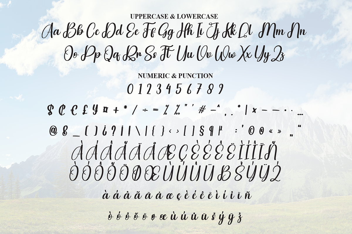Montana | Script Font, a Handwritten Font by Scratchones (Photo 7 of 9)