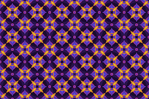 Orange Purple Seamless Pattern, a Pattern Graphic by Mightyfire