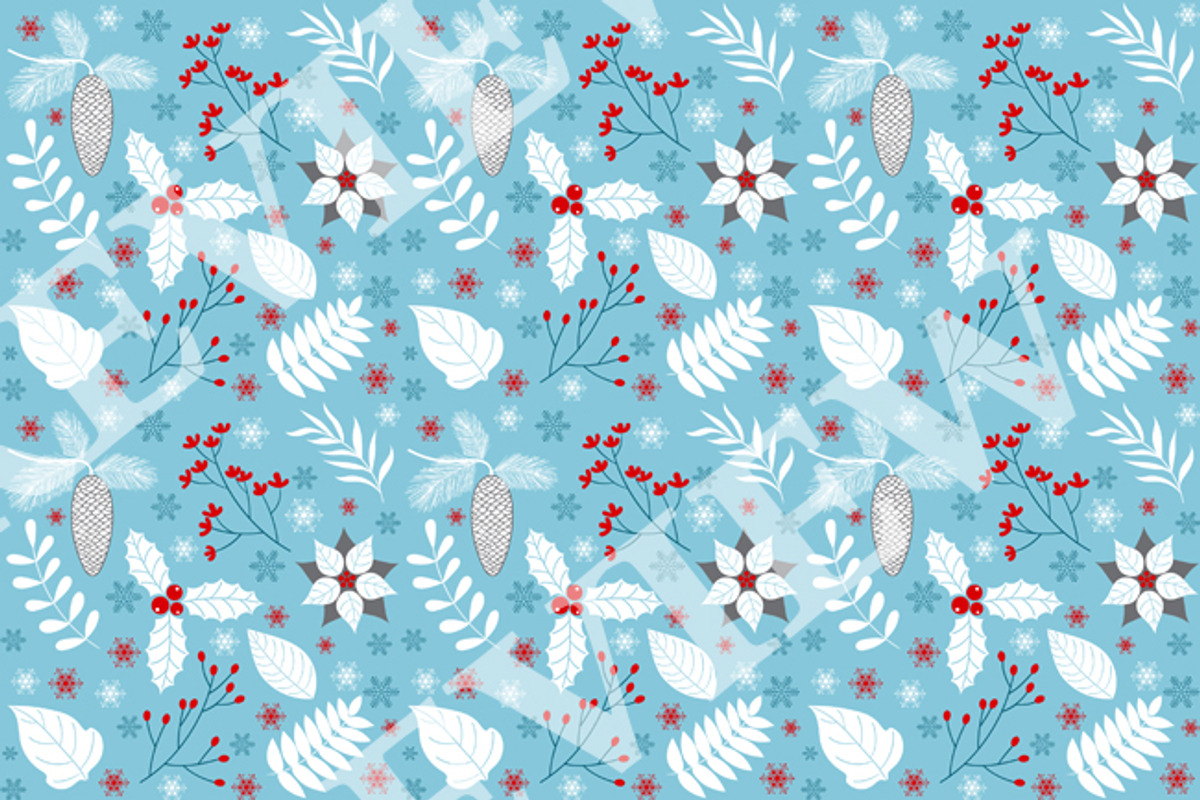 Winter Time Digital Paper preview 3