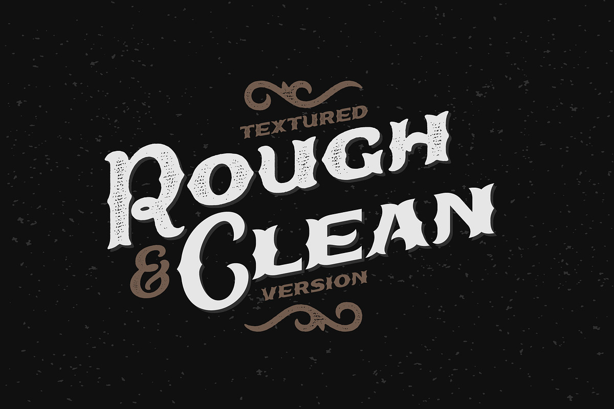 True Black typeface preview 2