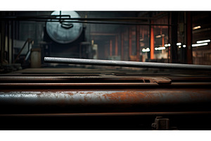 construction iron rod ai generated, an Industrial Photo by pikepicture
