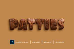 Patties Text Effect & Layer Style