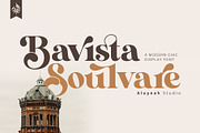 Bavista Soulvare, a Font by Aluyeah Studio (Thumbnail 1 of 15)