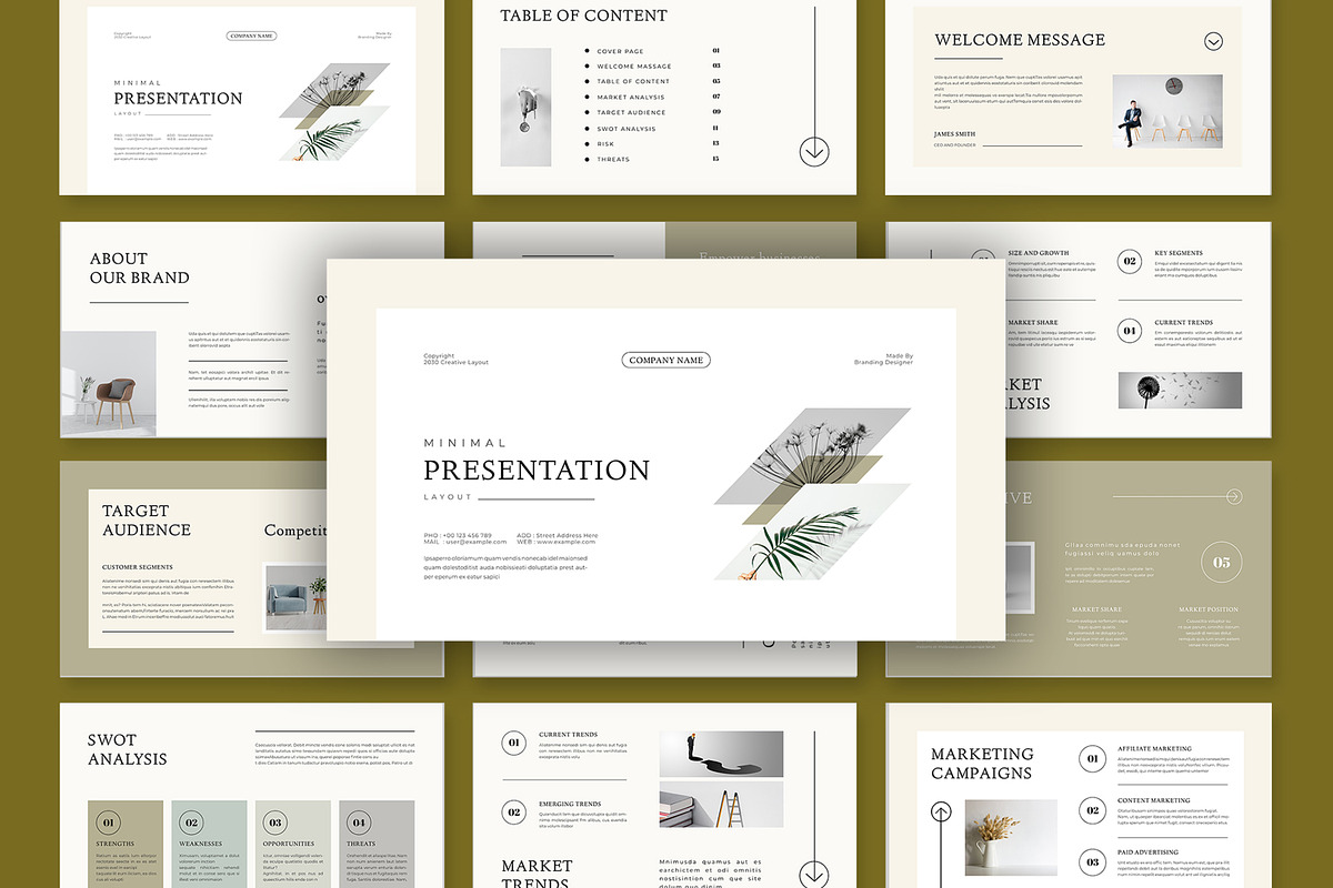 Minimalist Business Presentation, a Presentation Template by MightyDesign (Photo 2 of 7)