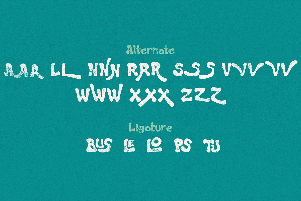 Colonimbus Display Font, a Handwritten Font by GRVS Studio (Photo 3 of 6)