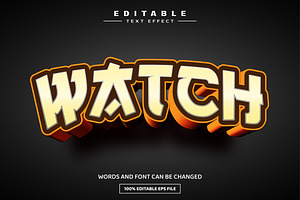 Watch 3D Editable Text Effect