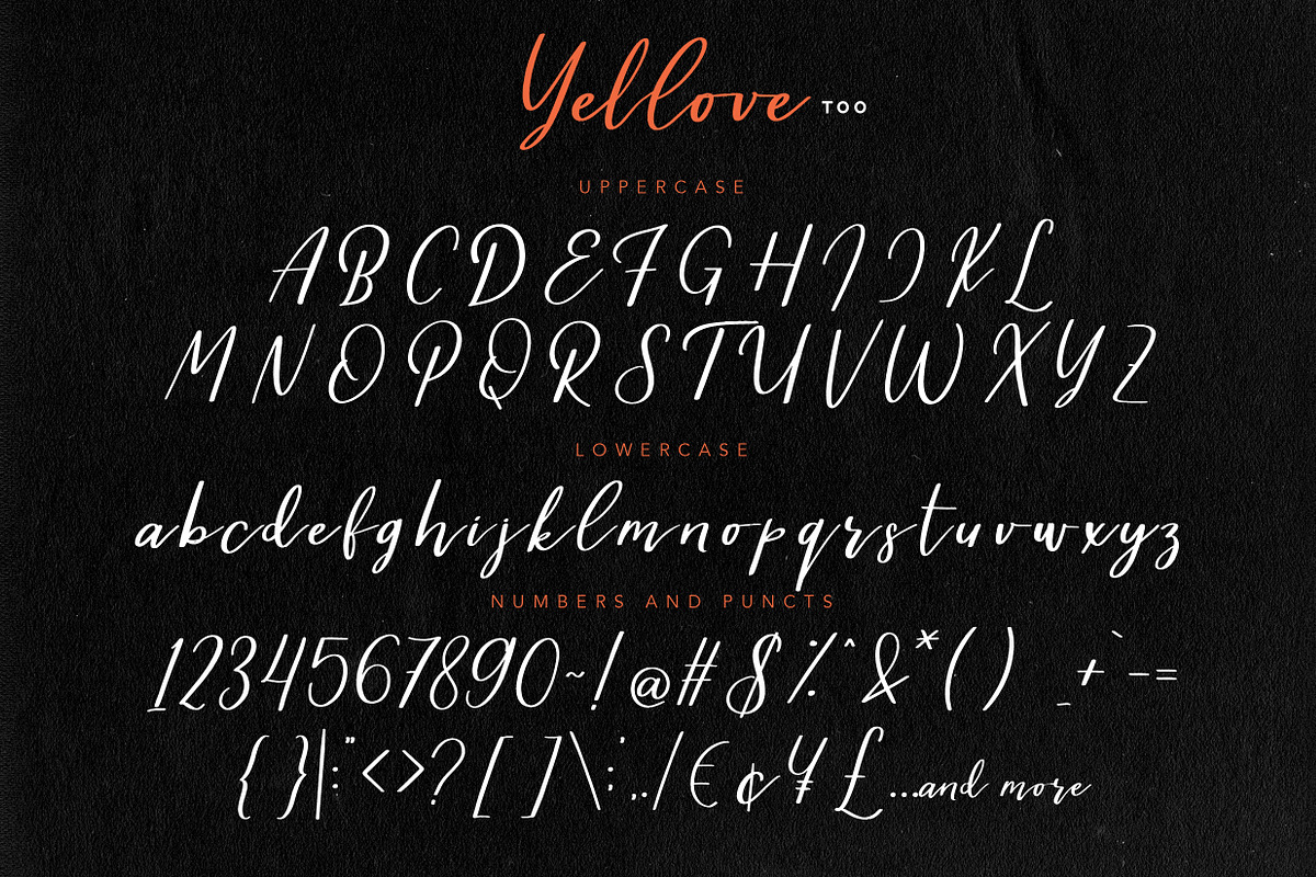 Yellove Duo - Fun Casual Handwriting, a Script Font by Ian Irwanwismoyo (Photo 9 of 11)