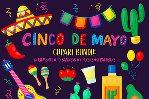 Cinco de Mayo Mexico clipart, a Seasonal Illustration by Idressart