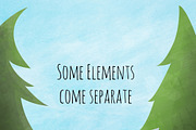 At the Lake coastal Clipart PNG Set, an Animal Illustration by Art by Angele G (Thumbnail 4 of 6)