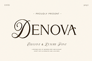 DENOVA // Elegant Luxury Font, a Serif Font by ToniStudio (Thumbnail 1 of 10)
