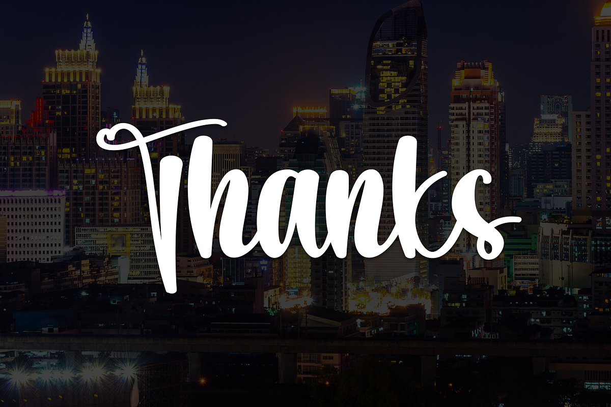 Citynight | Script Font, a Handwritten Font by Scratchones (Photo 8 of 8)