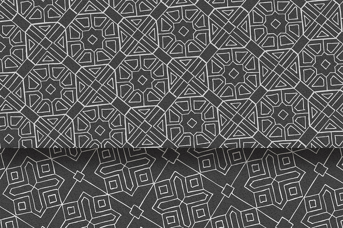 15 Hand Drawn Seamless Patterns, a Pattern Graphic by Solana (Photo 6 of 6)