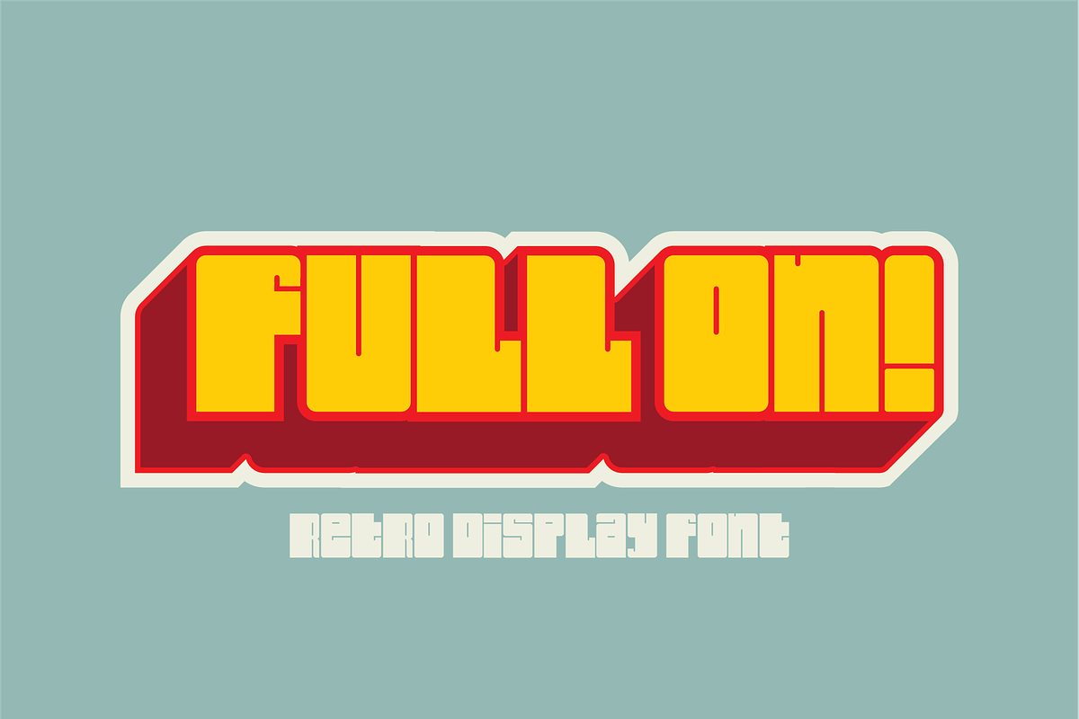 Ellenvale | Retro Display Font, a Sans Serif Font by Bend Industries (Photo 1 of 5)