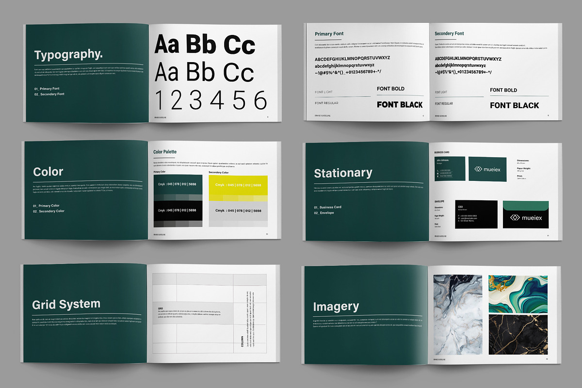 Corporate Brand Guideline Template preview 3