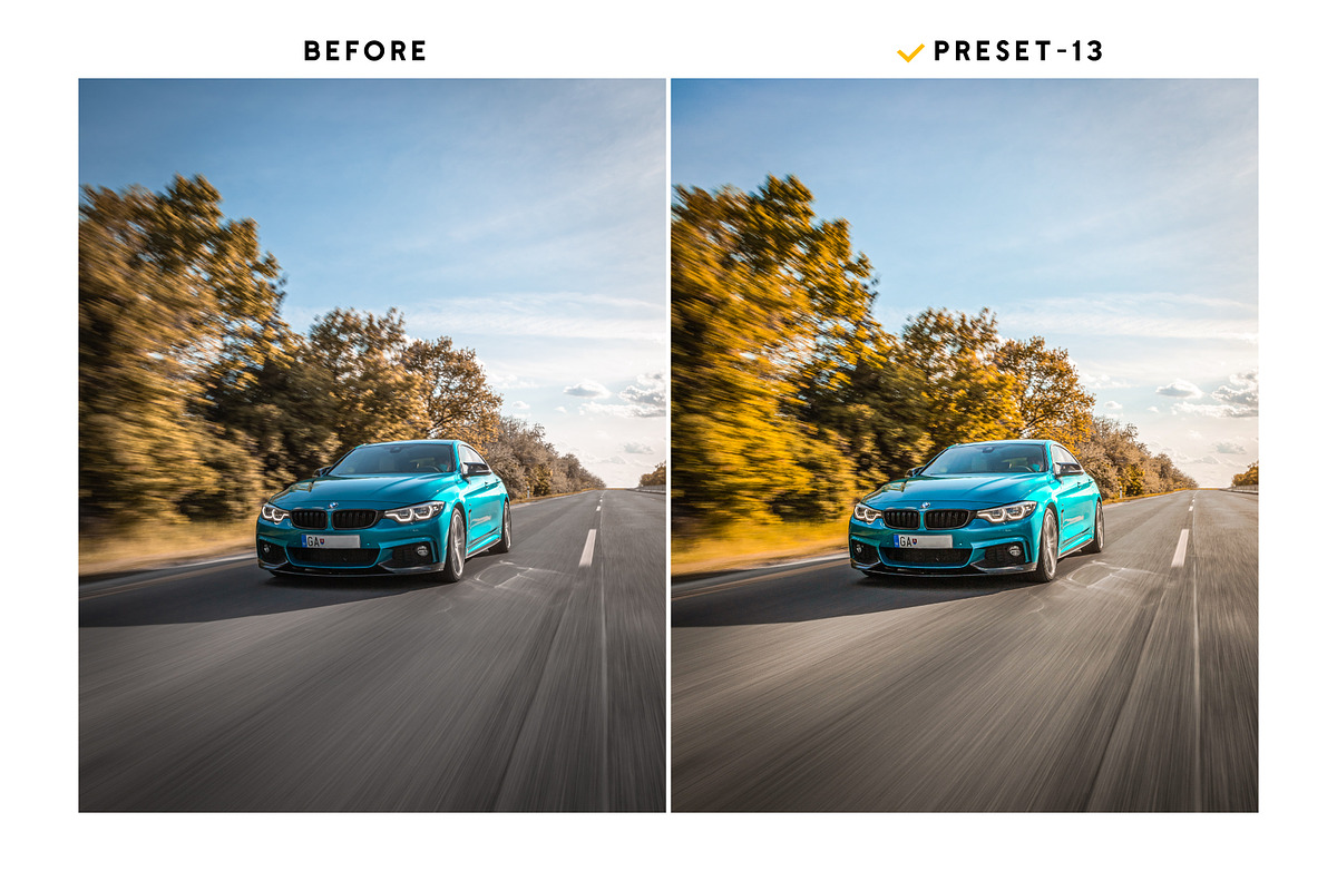 20 Automobile Presets & Actions, an Action Add-On by Effect-Hub (Photo 10 of 17)