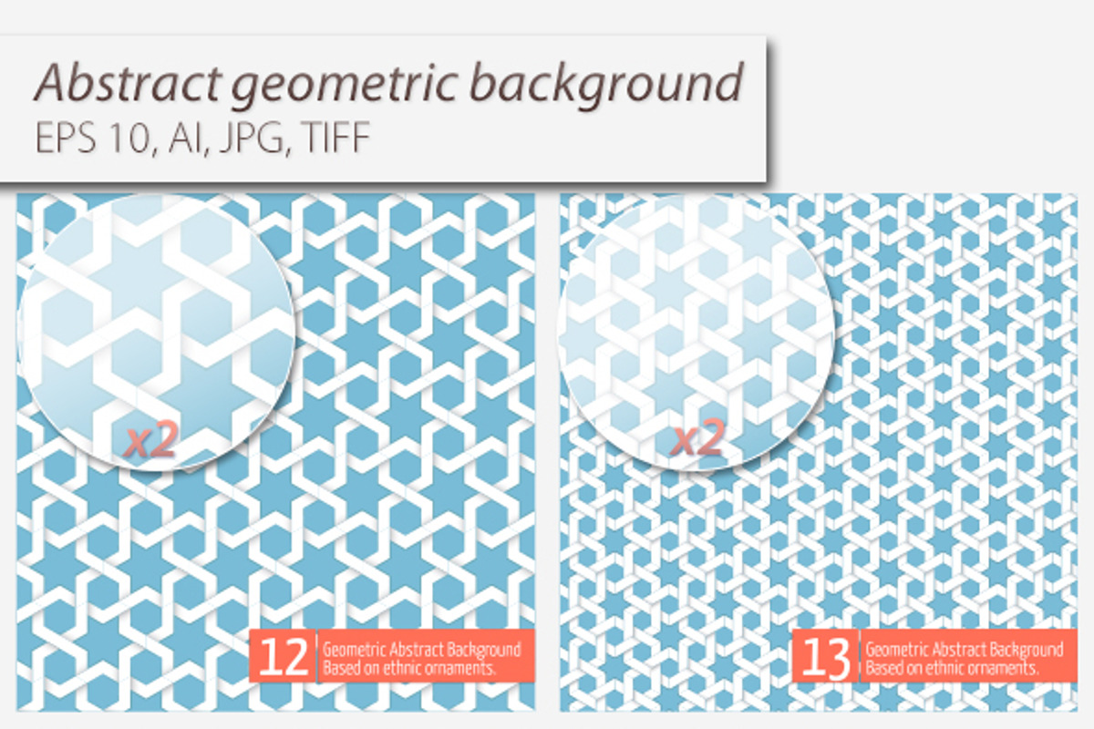 7 Abstract Geometric Backgrounds
