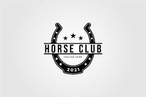 blacksmith horseshoe stable logo, an Object Illustration by Rizkaarishandy_shop