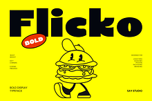 Flicko – Food Branding Bold Font