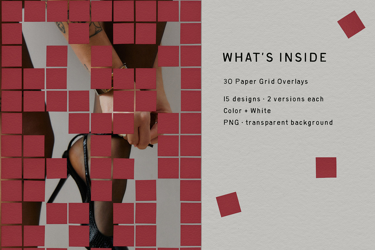 Not All at Once: Paper Grid Overlays, a Texture Graphic by alonahaidash (Photo 2 of 16)