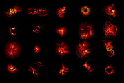 72 Fire Fractal Light Leaks Overlays, a Texture Graphic by Abstract Background (Thumbnail 3 of 5)