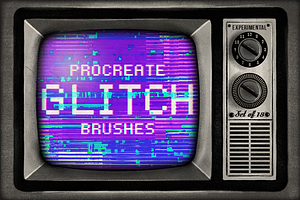 Procreate Glitch Brushes - Set Of 18