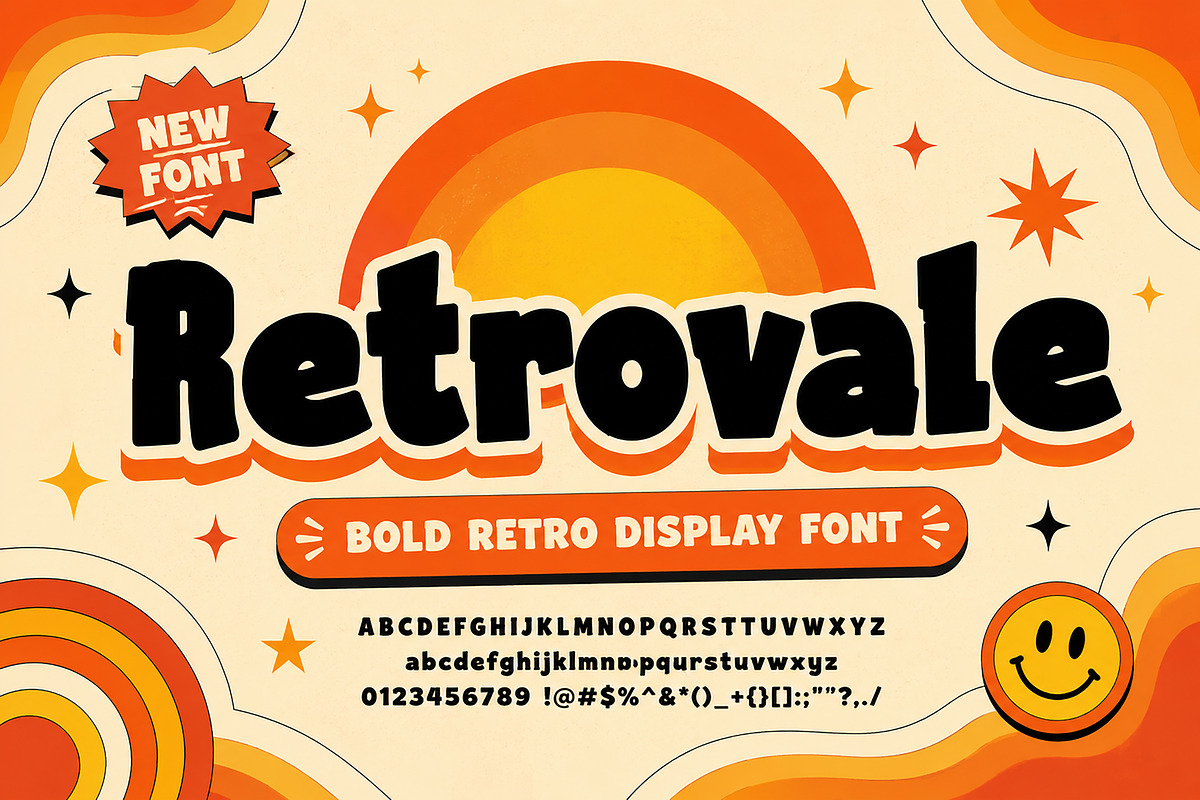 Retrovale, a Slab Serif Font by Wow Magic (Photo 1 of 4)