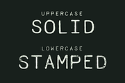 Loma - A Vintage-Style Stamp Font, a Font by Loren Klein (Thumbnail 3 of 12)