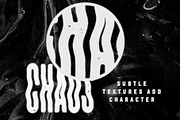 CHAOS - A Warped Display Font, a Font by Mark Richardson (Thumbnail 3 of 3)