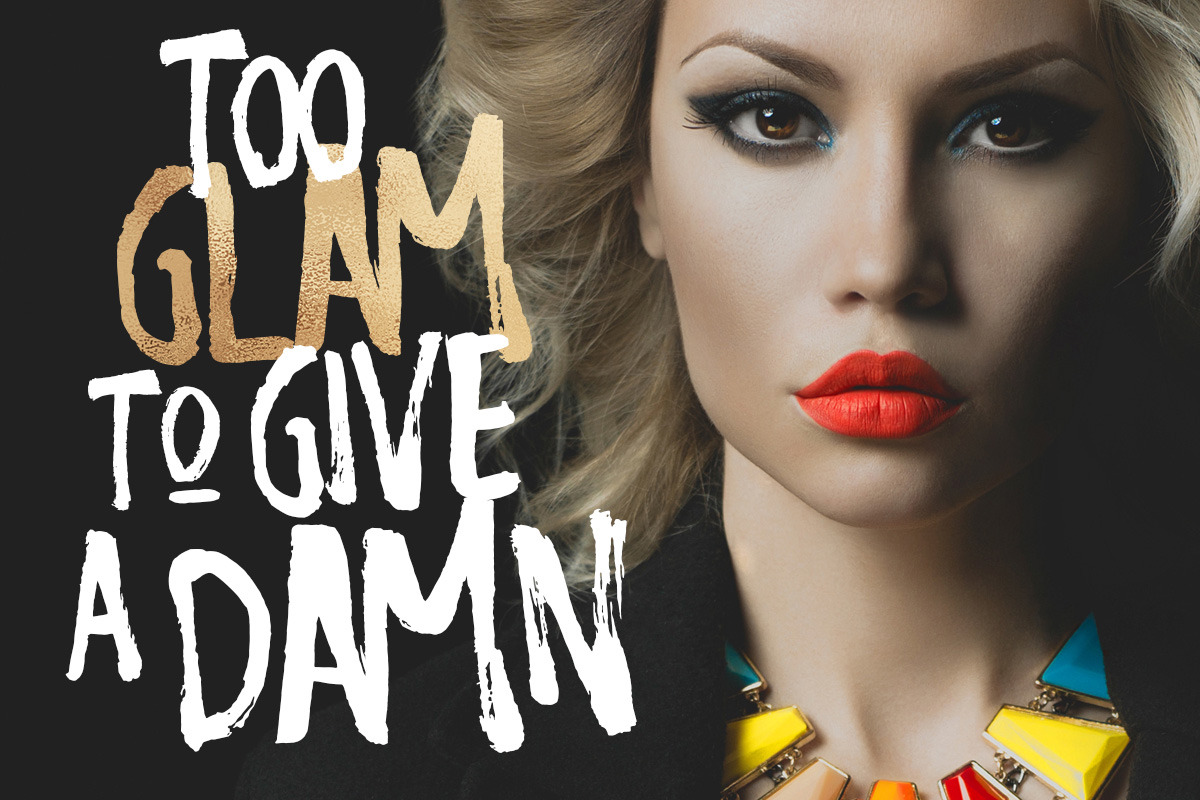 Nigma - Brush Font preview 3