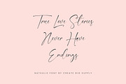 Nathalie Handwriting Script Signatur, a Handwritten Font by CreateBigSupply (Thumbnail 3 of 10)